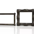 Vintage Wooden Photo Frames For Home Decor With Carved Edges And Different Sizes