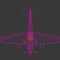Vintage Military Fighter Aircraft With Single Wing And Classic Roundel Markings