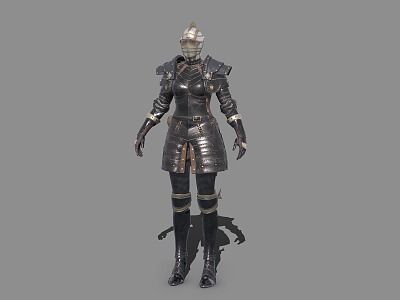 Commander of the Knights Female Warrior Captain model