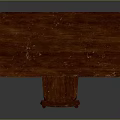Classic Wooden Desk With Matching Chair For Home Office Interior Setup