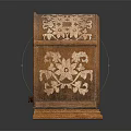 Vintage Wooden Radios With Intricate Designs Arranged In A Row For Electronic Collection