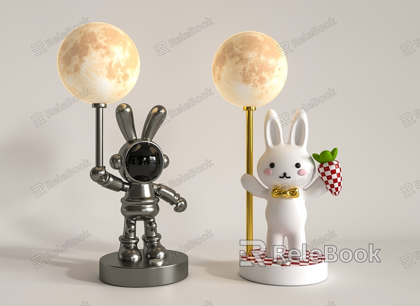 Rabbit Moon Table Lamp model