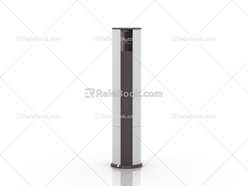 modern column air conditioner 3d model