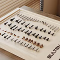 BULTEN Assorted Hardware Tools Including Screws Bolts And Nuts In Wooden Tray