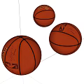 Autographed Professional Basketballs High Quality Sports Equipment For Games And Training