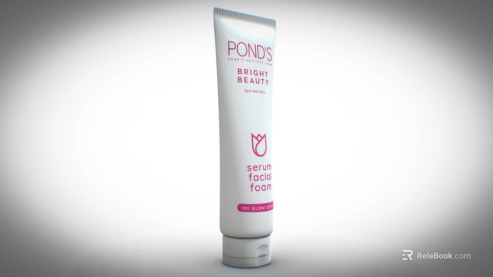 Pond's Bright Beauty Serum Facial Foam For Daily Skin Cleansing And Brightening 3d model 