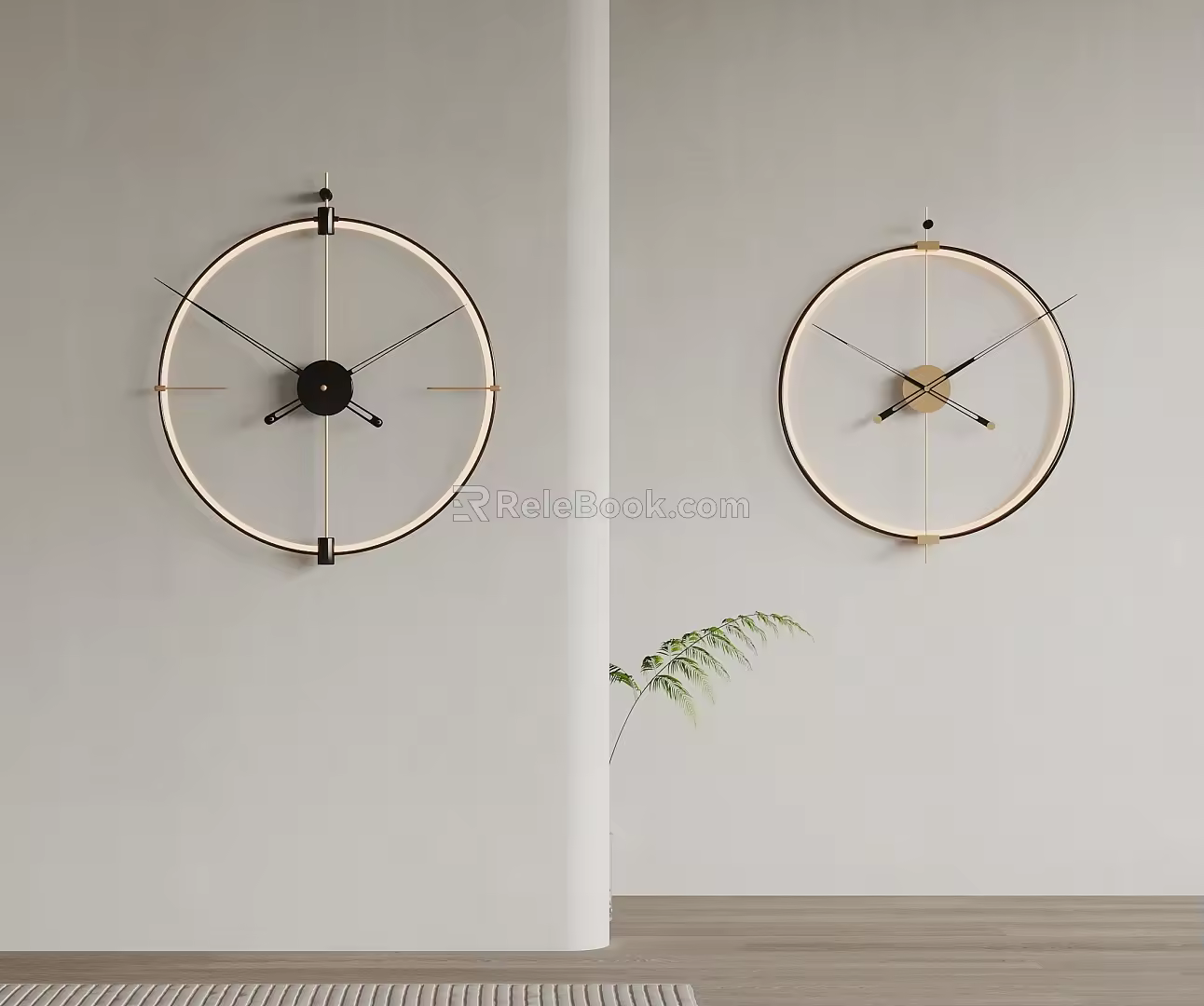 Hanging Watch 3d model