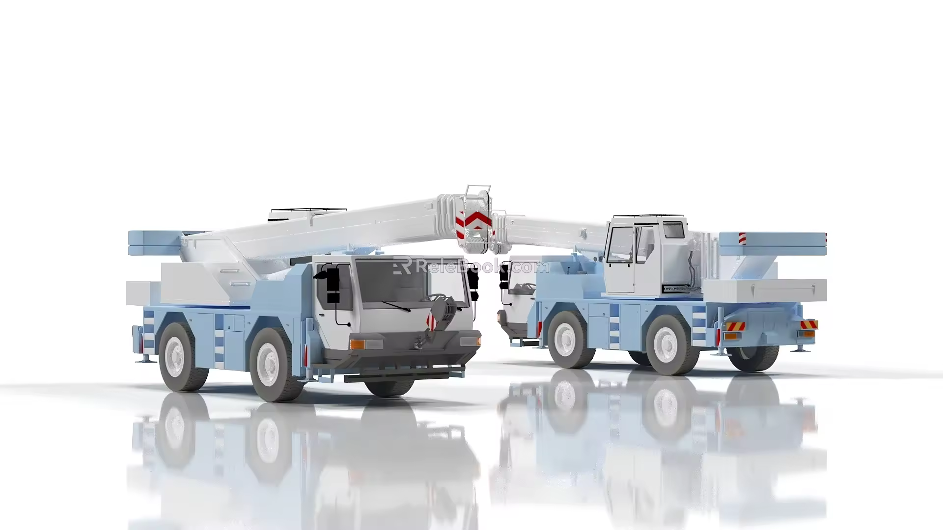 modern crane engineering crane 3d model