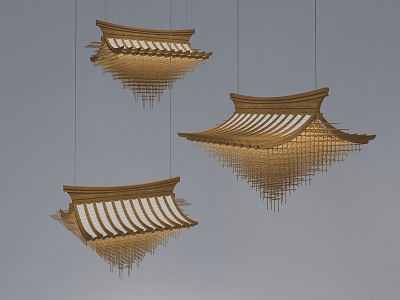 New Chinese-style Special-shaped Chandelier Eaves Chandelier model