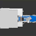 LIPHEAD Industrial Processing Machine With Stainless Steel Body Blue Conveyor Belt And Control Panel
