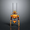 Modern Robot Assistant Small Robot 3d model