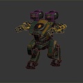 Mecha Warrior Mecha Soldier Machine Armor Mechanical Armor 3d model