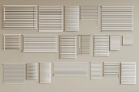 Modern venetian blinds 3d model