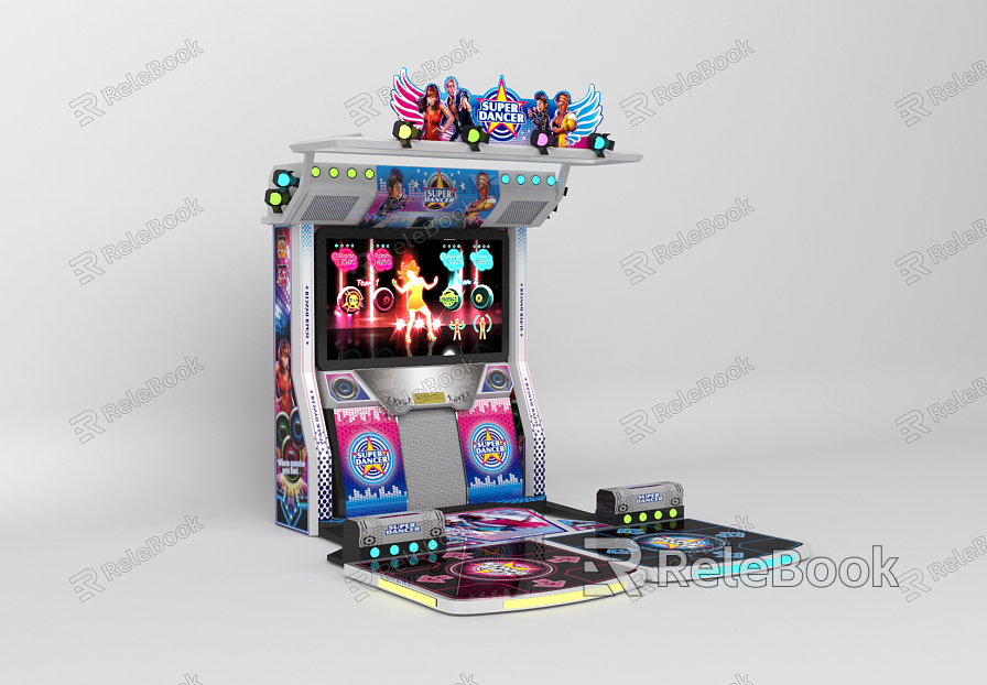 modern game machine dancing machine model