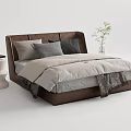 Modern Double Bed 3d model