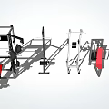 Titan Multi Functional Fitness Equipment With Power Rack Weight Bench And Dumbbell Rack