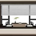 Bay window mat 3d model