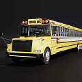 Yellow School Bus Exterior Design Featuring Classic Body And Bright Headlights