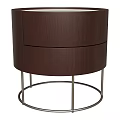 Shanghai Modern Round Storage Side Cabinet 18 3d model