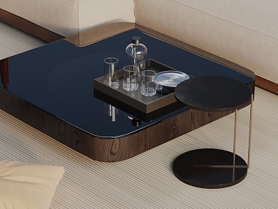 Modern coffee table model