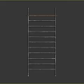 Iron frame large iron frame iron frame house factory industrial iron frame iron ladder rigid ladder work frame rigid scaffold 3d model