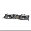 Sleek Stainless Steel Gas Stove With Four Burners For Modern Kitchen Appliances