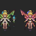 Game And Movie Characters With Various Fantasy Outfits Weapons And Accessories