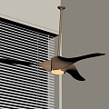 Modern fan light ceiling fan light 3d model