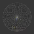 Virtual Reality Holographic Interface With Interactive Touch And Future Tech Elements