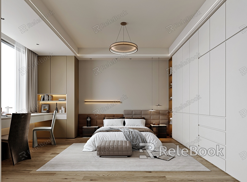 Modern Style Home Bedroom model