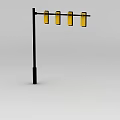 Technology Exhibition Hall Showcasing Modern Interactive Traffic Lights Installation