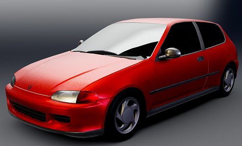 Honda Civic EG6 3d model