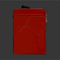 Sturdy Red Toolbox With Black Handle For Equipment Organization And Storage