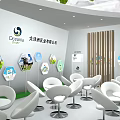 Oceana Exhibition Booth with Cow Milk Theme Modern Green White Windmill Decor