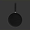 Durable Cast Iron Grill Pan With Non Stick Surface For Kitchen Cooking 3d model