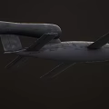 Detailed Airliner Model Showcasing Sleek Fuselage And Aerodynamic Wing Design