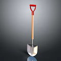 spade shovel tool hardware tools processing tools 3d model