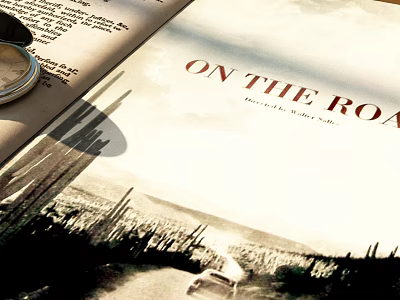 Beautiful Garden Ornaments Along Rural Road With Scenic Landscape And Plants 3d model