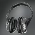 Premium Over Ear Headphones With Soft Leather Ear Cups And Carbon Fiber Headband