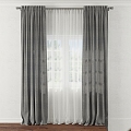 Modern Curtain Curtain Tulle 3d model