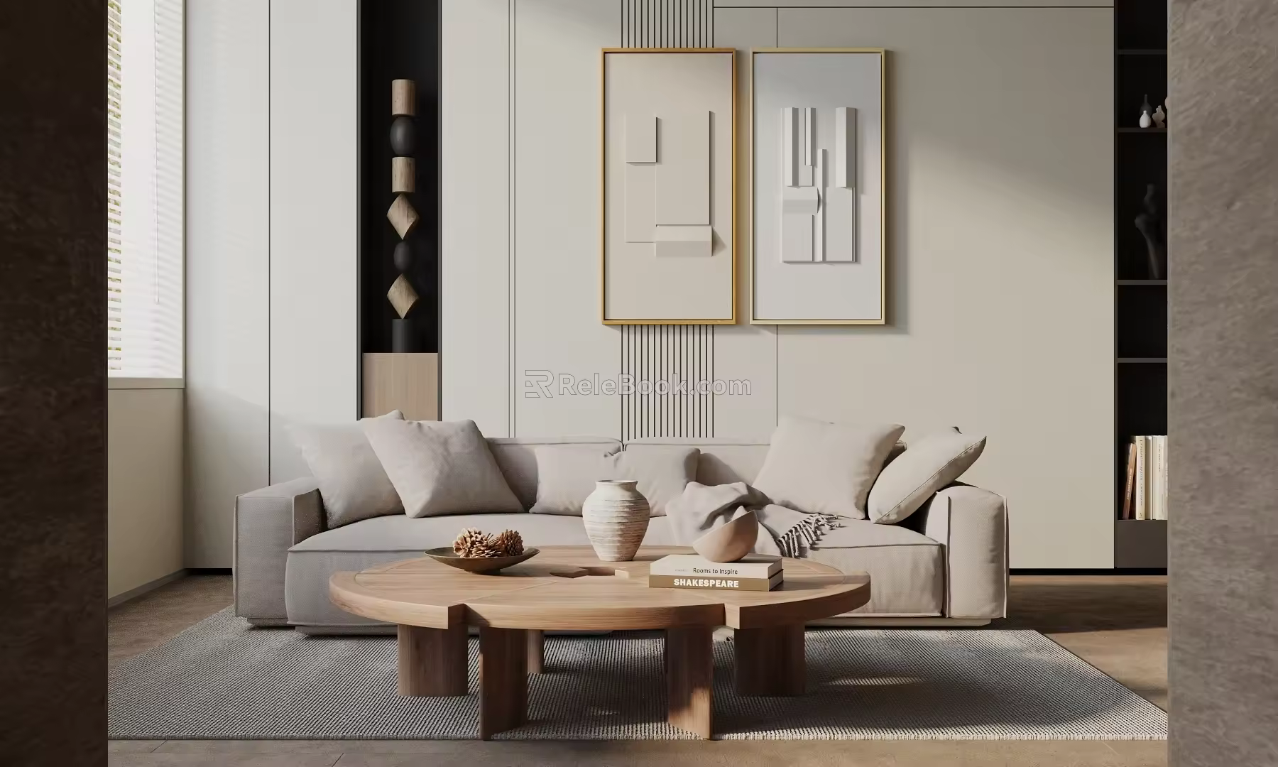 Sofa combination 3d model