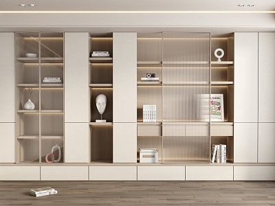 Modern Bookcase Cream Bookcase model