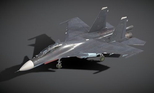 Aviation Aircraft Fighter Sukhoi 30 3d model