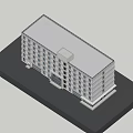 Modern Multi Storey Office Building Exterior With Flat Roof And Windows