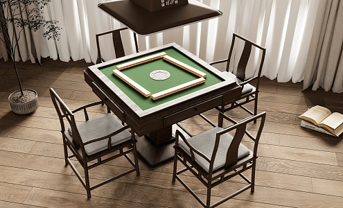 New Chinese Mahjong Table Entertainment Table 3d model