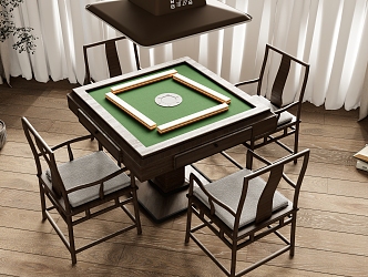 New Chinese Mahjong Table Entertainment Table 3d model