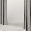 Gray Modern Curtains With Valance For Elegant Window Treatment In Home Decor