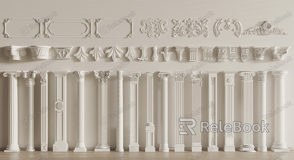 classical roman column model