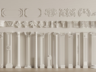 classical roman column 3d model