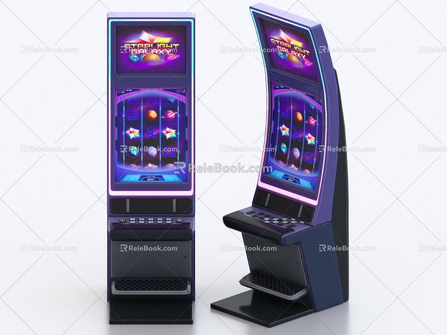 slot machine lottery machine lottery machine game machine 3d model